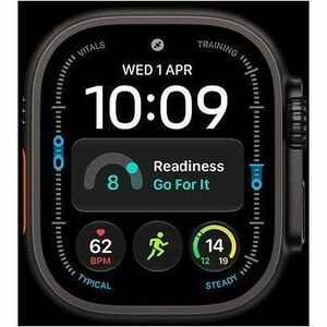 Reloj inteligente Apple Watch Ultra 4 MJAY4CL/A, 49mm, titanio, banda negra traslúcida