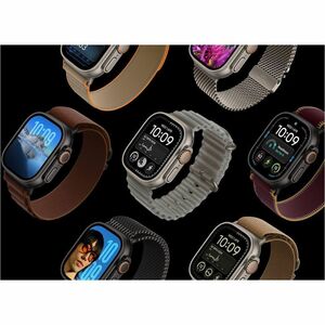 Smartwatch Apple Watch Ultra 4 MJC04CL/A 49 mm titanio, negro y vino 5G LTE