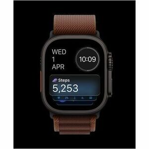 Reloj inteligente Apple Watch Ultra 4 MJC14CL/A, 49mm, titanio, banda vino