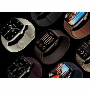 Reloj inteligente Apple Watch Series 12 MKDC4CL/A, 42mm, aluminio, banda bronce oscuro