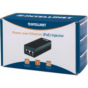 Inyector PoE Intellinet 524179 Fast Ethernet, 15.4W, 48V DC