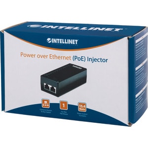 Inyector PoE Intellinet 524179 Fast Ethernet, 15.4W, 48V DC