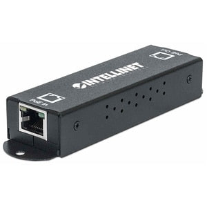 Repetidor de señal Intellinet 560962 Gigabit PoE+, RJ-45, metálico