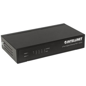 Switch Intellinet 561228 5 puertos Gigabit, PoE+, 70W, escritorio