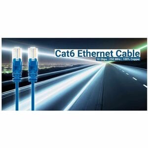 Cable de red Intellinet 742528 Cat6 0,9 m 10Gbit/s UTP azul x10