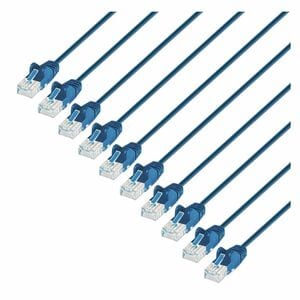 Cable de red Intellinet 742528 Cat6 0,9 m 10Gbit/s UTP azul x10