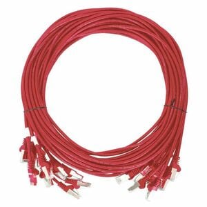 Cable de red Intellinet 744843 Cat6 2,13 m 10Gbit/s rojo x10