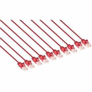 Cable de red Intellinet 744843 Cat6 2,13 m 10Gbit/s rojo x10