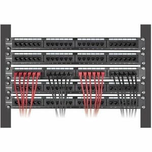 Cable de red Intellinet 744843 Cat6 2,13 m 10Gbit/s rojo x10