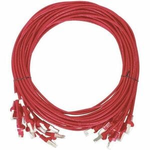 Cable de red Intellinet 744843 Cat6 2,13 m 10Gbit/s rojo x10