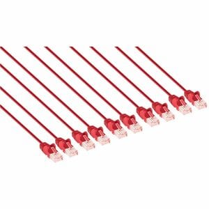 Cable de red Intellinet 744836 Cat6 1,52 m 10Gbit/s UTP rojo x10