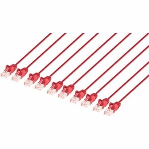 Cable de red Intellinet 744836 Cat6 1,52 m 10Gbit/s UTP rojo x10