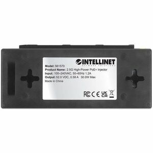 Inyector PoE+ Intellinet 561570 2.5G 30 W 120/230 V AC