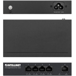 Switch Intellinet 561792 5 puertos Gigabit Ethernet PoE de escritorio