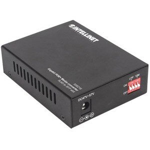 Convertidor de medio Intellinet 508216 Gigabit Ethernet RJ-45 SFP PoE+