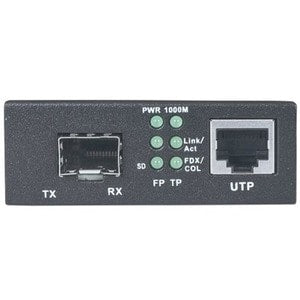 Convertidor de medio Intellinet 510493 Gigabit Ethernet RJ-45 SFP 100 m
