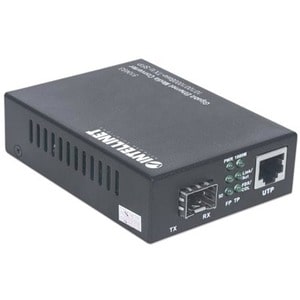 Convertidor de medio Intellinet 510493 Gigabit Ethernet RJ-45 SFP 100 m