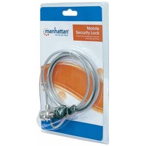 Candado para portátil Manhattan 440271 K-Slot, llave, cable 1.50 m