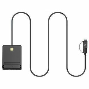 Lector de tarjetas Manhattan 102759 contacto USB-C/USB-A de escritorio