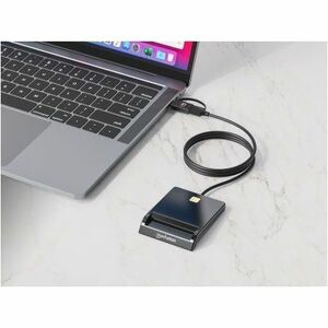 Lector de tarjetas Manhattan 102759 contacto USB-C/USB-A de escritorio