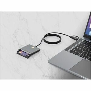 Lector de tarjetas Manhattan 102759 contacto USB-C/USB-A de escritorio