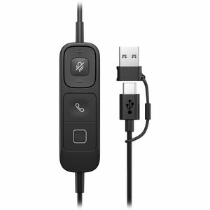 Auriculares Poly Mission 625 C01C6AA#AC3 estéreo USB-C/A cancelación de ruido