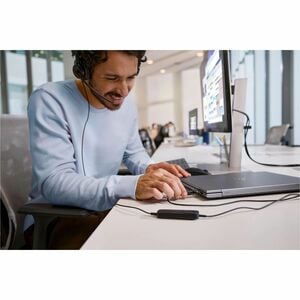 Auriculares Poly Mission 425 C01B3AA#AC3 estéreo USB-A/USB-C Teams