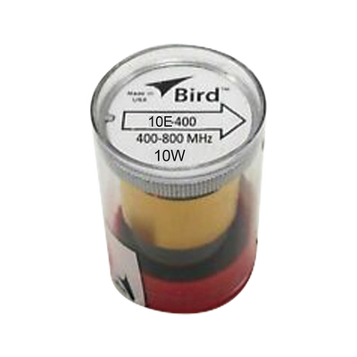 Elemento de 10 Watt en Línea 7/8" para Wattmetro BIRD 43 en Rango de Frecuencia de 400 a 800 MHz.