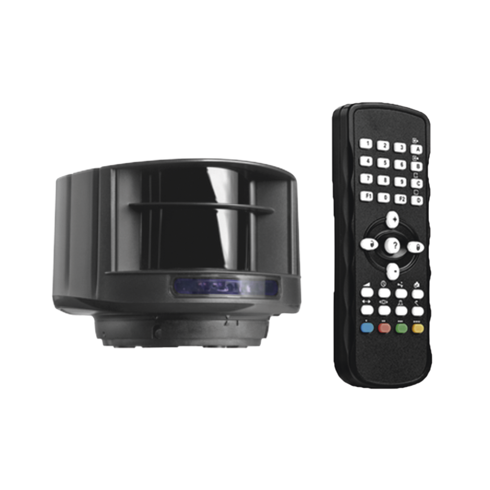Kit de Sensor láser y control remoto / Evite el uso de lazos magnéticos / Protege carriles de hasta 9.6 m de ancho y 9.6 metros de profundidad