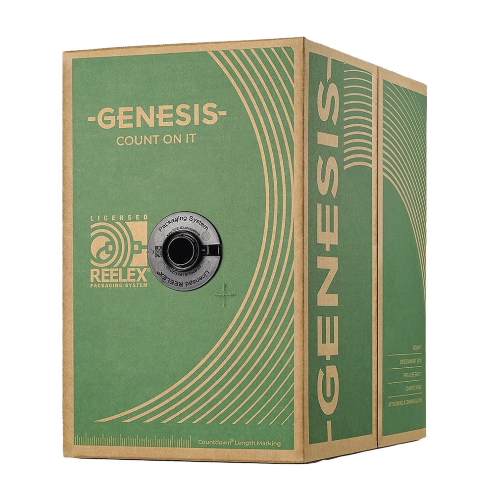 4 x 18 AWG CM-CL2 Cable Reel / 305 m / For Indoor Use / Sunlight Resistant / Unshielded / For Intrusion Alarm Applications / Access Control / Automation / Paging