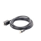 Cable de Extensión Cat6 RJ45 F/UTP / Macho a Hembra / 3m / Método de conexión 568B / Velocidad de transmisión 1000Mbps / Ancho de banda del canal 250MHz /Caja de Cobre / Negro