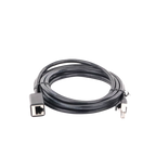 Cable de Extensión Cat6 RJ45 F/UTP / Macho a Hembra / 3m / Método de conexión 568B / Velocidad de transmisión 1000Mbps / Ancho de banda del canal 250MHz /Caja de Cobre / Negro