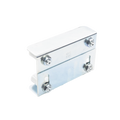 (255-220) - Placa Guía Superior de Doble Regulación para Cancelas Corredizas / Ajustable de 35 a 62 mm / Con 4 Rodillos de 30 mm / Galvanizado