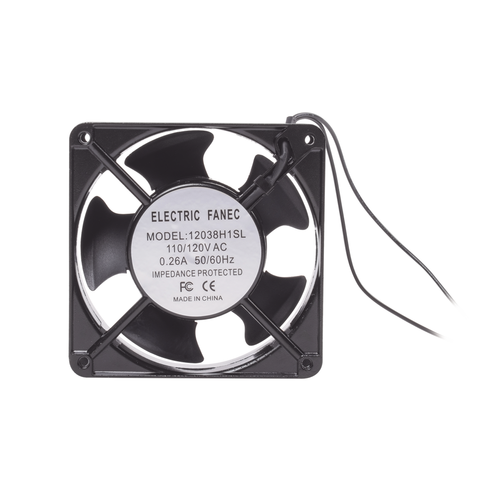 Ventilador a 110 Vca de 120 x 120 x 38 mm.