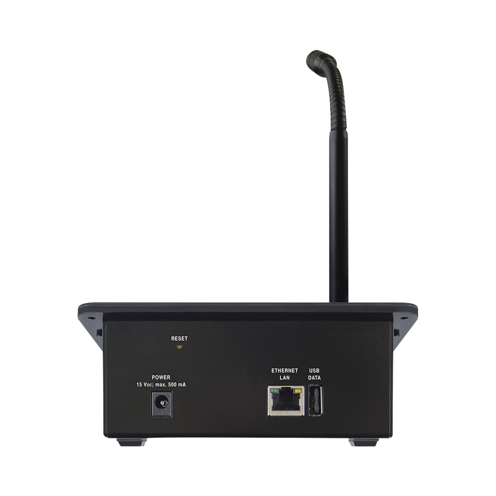 IP MULTI-ZONE NOTIFICATION CONSOLE WITH DISPLAY, MICROPHONE AND MESSAGE RECORDER