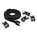 Organizador de cables Apc AR8621 10 unidades 0U negro sin herramientas