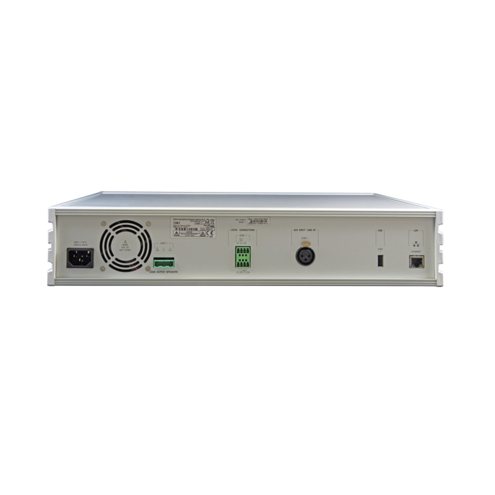 (1361) 1x500W 100V MILLENNIUM IP DIGITAL POWER STATION WITH IP LAN CONNECTIVITY, SUPERVISION, HQ SOUND QUALITY FOR 1 ZONE, IN 2U RACK FORMAT