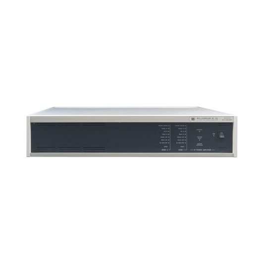  ETAPA DE POTENCIA DIGITAL 2x120W 100V  MILLENNIUM IP CON CONECTIVIDAD IP LAN, SUPERVISON, CALIDAD DE SONIDO HQ PARA 2 ZONAS, EN FORMATO RACK 2U 