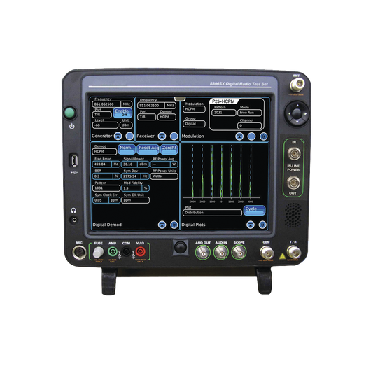 Analizador de Sistemas Análogos y Digitales 8800SX para Laboratorio y Campo, 2-1000 MHz, 50 Watt continuos.