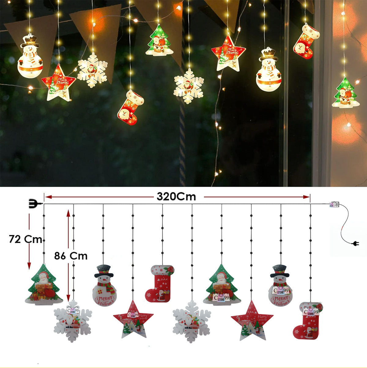 Instalación Figuras Navideña Navideñas