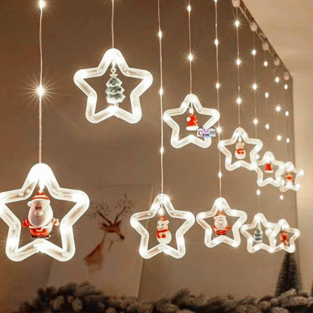 Intalacion Estrellas Y Figuras Navideñas