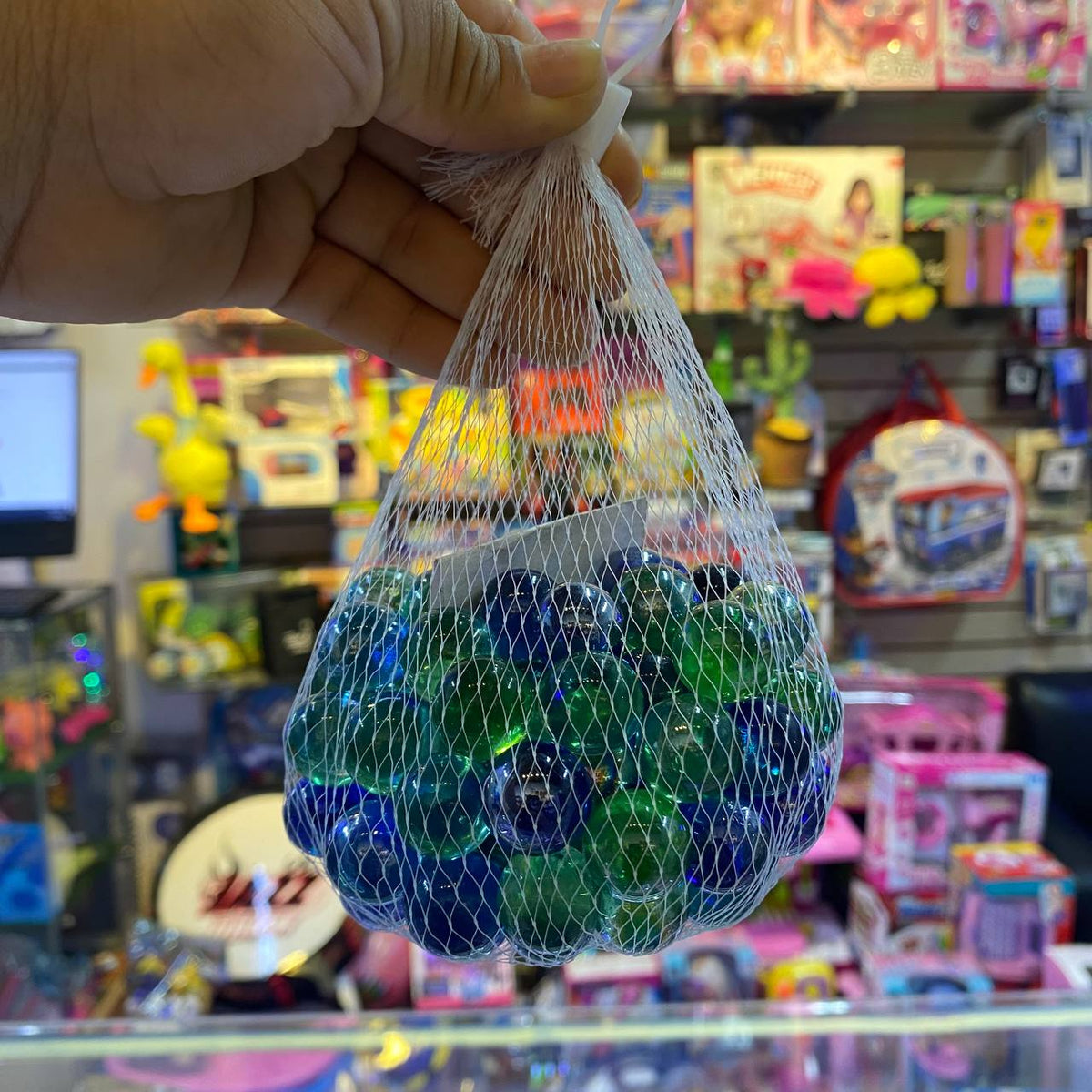 Juego De 50 Canicas De Vidrio En Colores