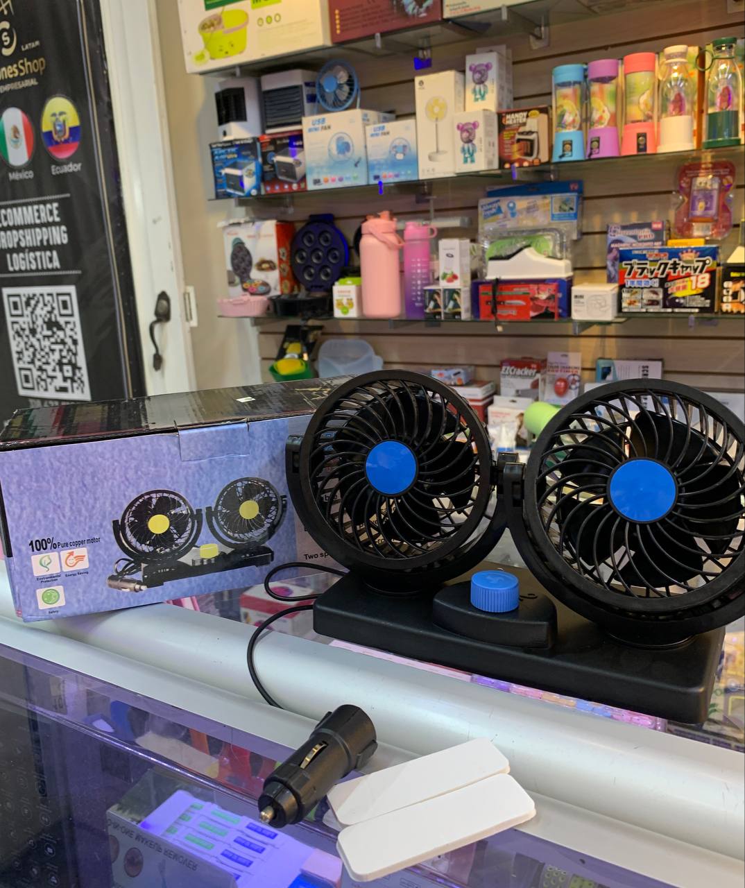 Ventilador de carro 2 en 1