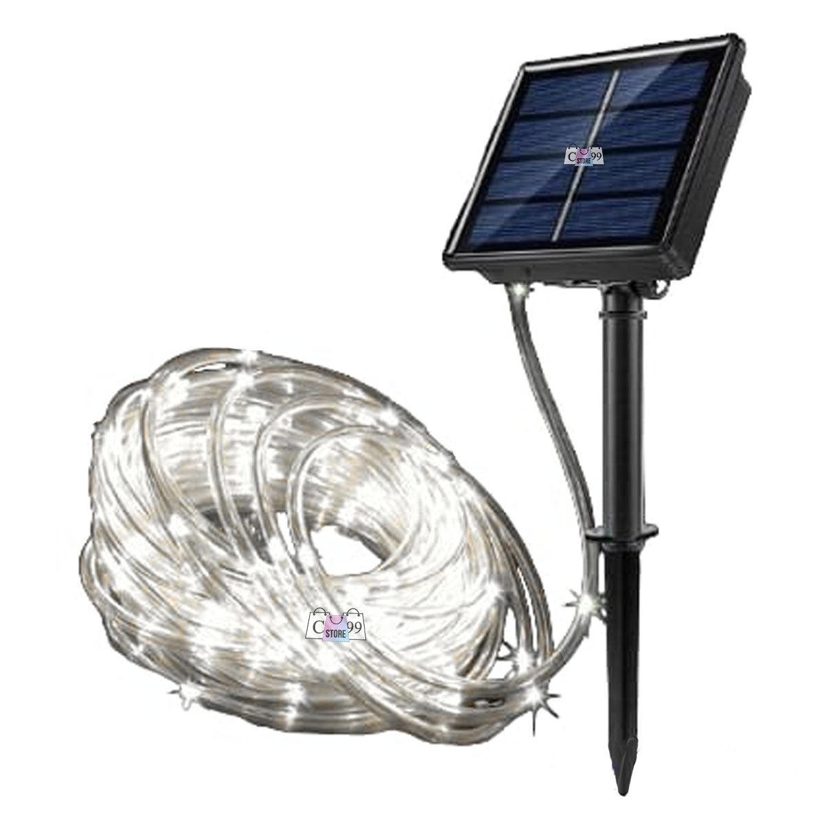 Manguera Solar Luces Navidad 10 Metros