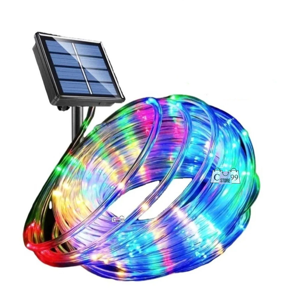 Manguera Solar Luces Navidad 10 Metros