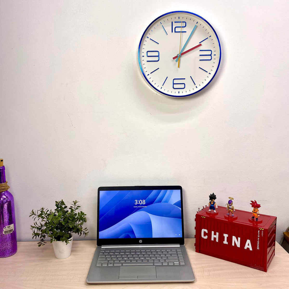 Reloj De Pared Minimalista