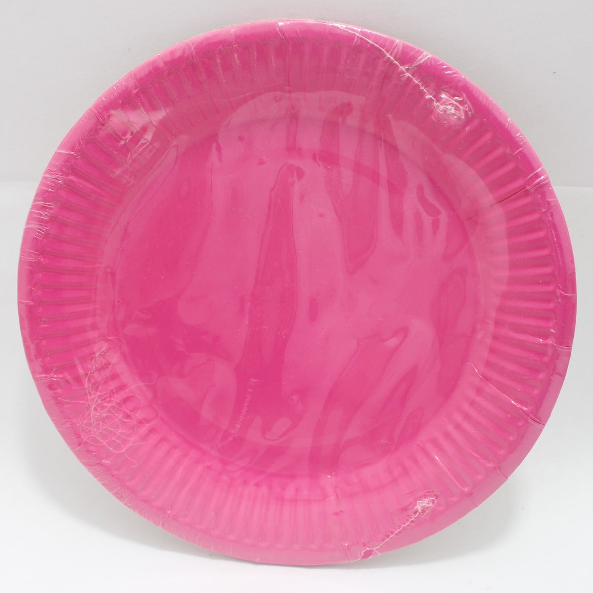 Plato carton fucsia oscuro 18cm x 10 un