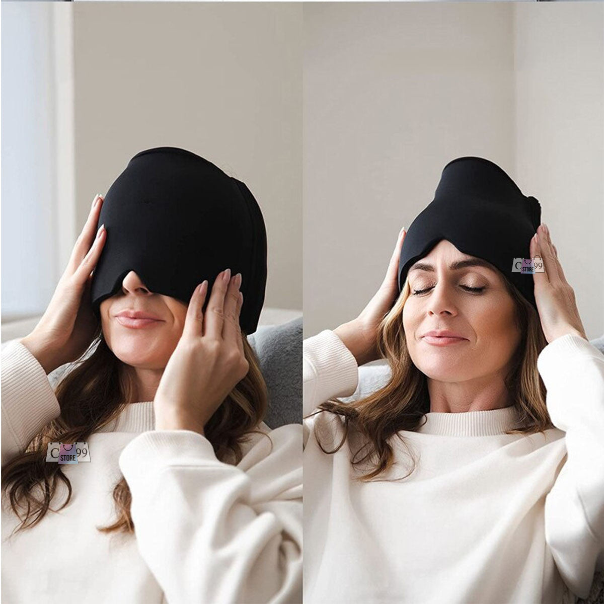 Gorro de gel para dolores de cabeza