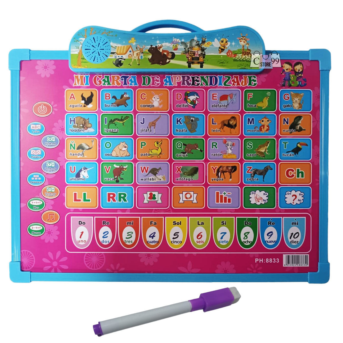 Tablero De Aprendizaje y Dibujo De Niños