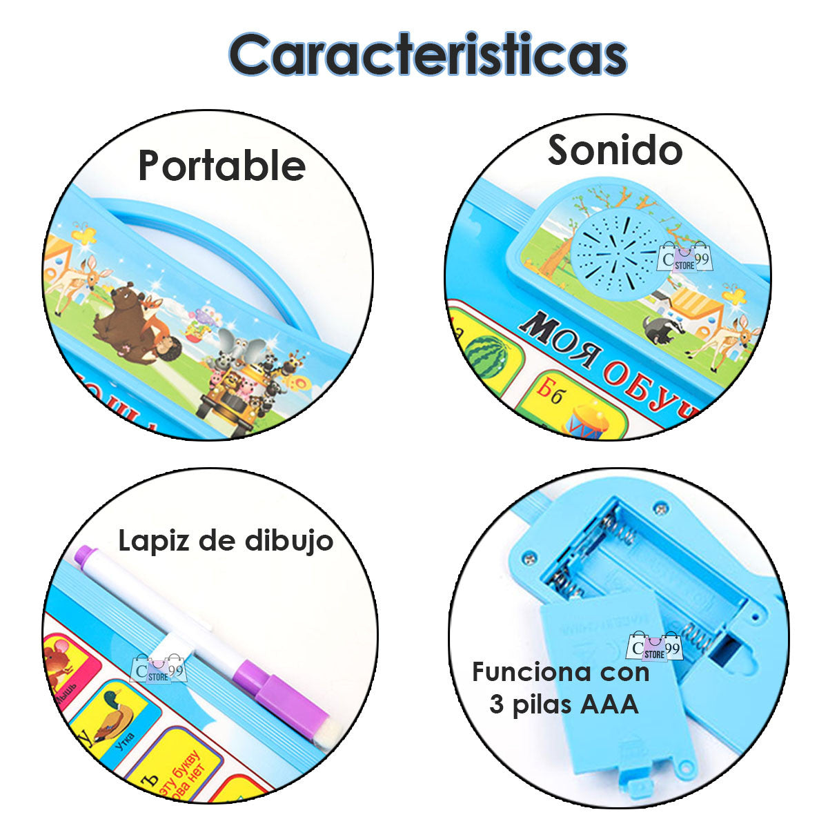 Tablero De Aprendizaje y Dibujo De Niños